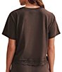 Splendid Lainey Lace Trim Short Sleeve Top - Image 2