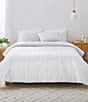 Color:White - Image 1 - Lily Collection Reversible Quilt Mini Set