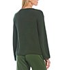 Color:Cypress - Image 2 - Long Balloon Sleeve Scoop Neckline Pullover Statement Sweater