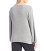 Color:Grey - Image 2 - Long Balloon Sleeve Scoop Neckline Pullover Statement Sweater