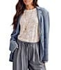 Splendid Lounge Denim Blazer - Image 1