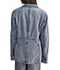 Splendid Lounge Denim Blazer - Image 3