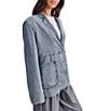 Splendid Lounge Denim Blazer - Image 4