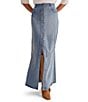 Splendid Lounge Denim Maxi Skirt - Image 1