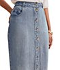 Splendid Lounge Denim Maxi Skirt - Image 5