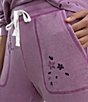 Color:Orchid - Image 4 - Love Me Ankle Length Coordinating Drawstring Joggers
