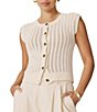 Splendid Luca Knit Button Front Vest - Image 1