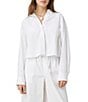 Splendid Mallory Poplin Collar Long Sleeve Button Front Shirt - Image 1