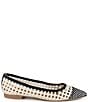 Color:Black/Oat - Image 2 - Nelly Woven Flats