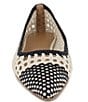 Color:Black/Oat - Image 5 - Nelly Woven Flats