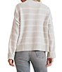 Splendid Nora Stripe Turtleneck Long Sleeve Sweater - Image 2