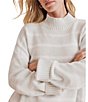Splendid Nora Stripe Turtleneck Long Sleeve Sweater - Image 5