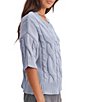 Splendid Rhiannon Short Sleeve Crewneck Sweater - Image 3