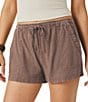 Splendid Rosalie Linen Blend Mid Rise Pull-On Shorts - Image 4