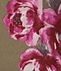 Color:Amour Floral - Image 3 - Satin Floral Cami & Cropped Pant Pajama Set