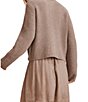 Splendid Selena Satin Tie Long Sleeve Cardigan - Image 2
