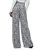 Splendid Soft Woven Leopard Print Mid Rise Drawstring Pants, Color:Leopard Print - Image 2