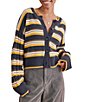 Splendid Sonoma Stripe Button Front Long Sleeve Cardigan - Image 1