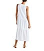 Color:White - Image 2 - Sumner Gauze V-Neck Sleeveless Pullover Maxi Dress
