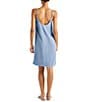 Color:Sky Blue - Image 2 - Sunny Woven Scoop Neck Sleeveless Pullover Mini Dress