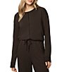 Splendid Supersoft Knit Coordinating Round Neck Long Sleeve Top - Image 1