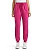 Splendid Tamara Supersoft High Rise Drawstring Joggers, Color:Hot pink - Image 1