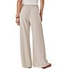 Splendid Valerie Linen Blend Mid Rise Drawstring Lounge Pants - Image 2