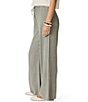 Splendid Valerie Linen Blend Mid Rise Drawstring Lounge Pants - Image 3