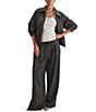 Splendid Valerie Pleated Pinstripe Pants - Image 3