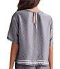 Splendid Violet Short Sleeve Top - Image 2