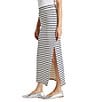 Color:Navy/White - Image 3 - Whitney Striped Knit Maxi Skirt