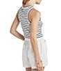 Color:Navy/White - Image 2 - Whitney Striped Knit Tank