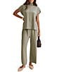 Splendid Winslow Coordinating Knit Mock Neck Cap Sleeve Top - Image 4