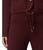 Splendid x Cella Jane Blog Boucle Mid Rise Lounge Full Length Pants, Color:Rosewood - Image 6