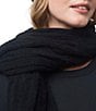 Splendid x Cella Jane Blog Boucle Wool Blend Cable Knit Scarf - Image 2