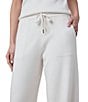 Splendid x Cella Jane Blog Mid Rise Wide Leg Lounge Full Length Pants, Color:Snow - Image 5