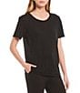 Splendid Zoe Knit Crew Neck Short Sleeve Tee - Image 1