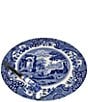 Spode Blue Italian Collection 2-Piece Cheese Plate With Knife - Image 1