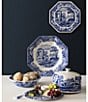 Spode Blue Italian Collection 2-Piece Cheese Plate With Knife - Image 3