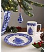 Spode Blue Italian Collection Christmas Tree Shaped Ornament - Image 4