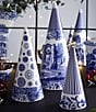 Spode Blue Italian Collection Large Decorative Cone, Color:Blue - Image 4