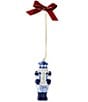 Spode Blue Italian Collection Nutcracker Ornament, Color:Blue - Image 1