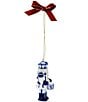 Spode Blue Italian Collection Nutcracker Ornament, Color:Blue - Image 3