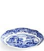 Spode Blue Italian Collection Oval Fluted Dish - Image 2