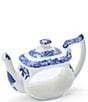 Spode Blue Italian Collection Teapot Napkin Rings, Set of 4, Color:Blue - Image 2