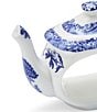 Spode Blue Italian Collection Teapot Napkin Rings, Set of 4, Color:Blue - Image 3