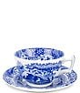 Color:Blue - Image 1 - Blue Italian Chinoiserie Cup & Saucer Set