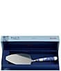 Spode British Italian Collection Cake Slice Server, Color:Blue - Image 2