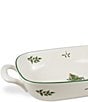 Spode Christmas Tree Bread Basket, Color:Green - Image 2