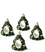Spode Christmas Tree Collection Napkin Ring Holder Set - Image 1